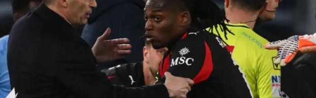 开云体育-莱昂不满被换下！离场时不断抱怨，还推开阿莱格里